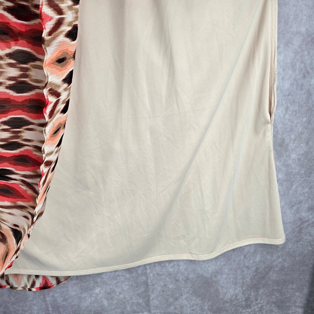 Ruby Rd Pink Multi Color Midi Long Bohemian Pleat… - image 4